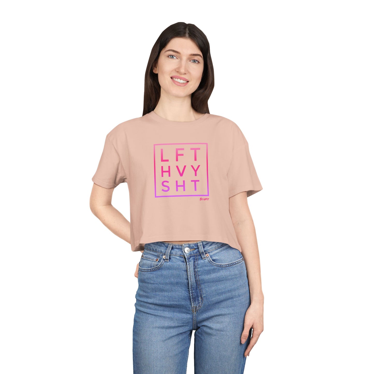 Women’s BOXFIT LFT HVY SHT Cropped Tee