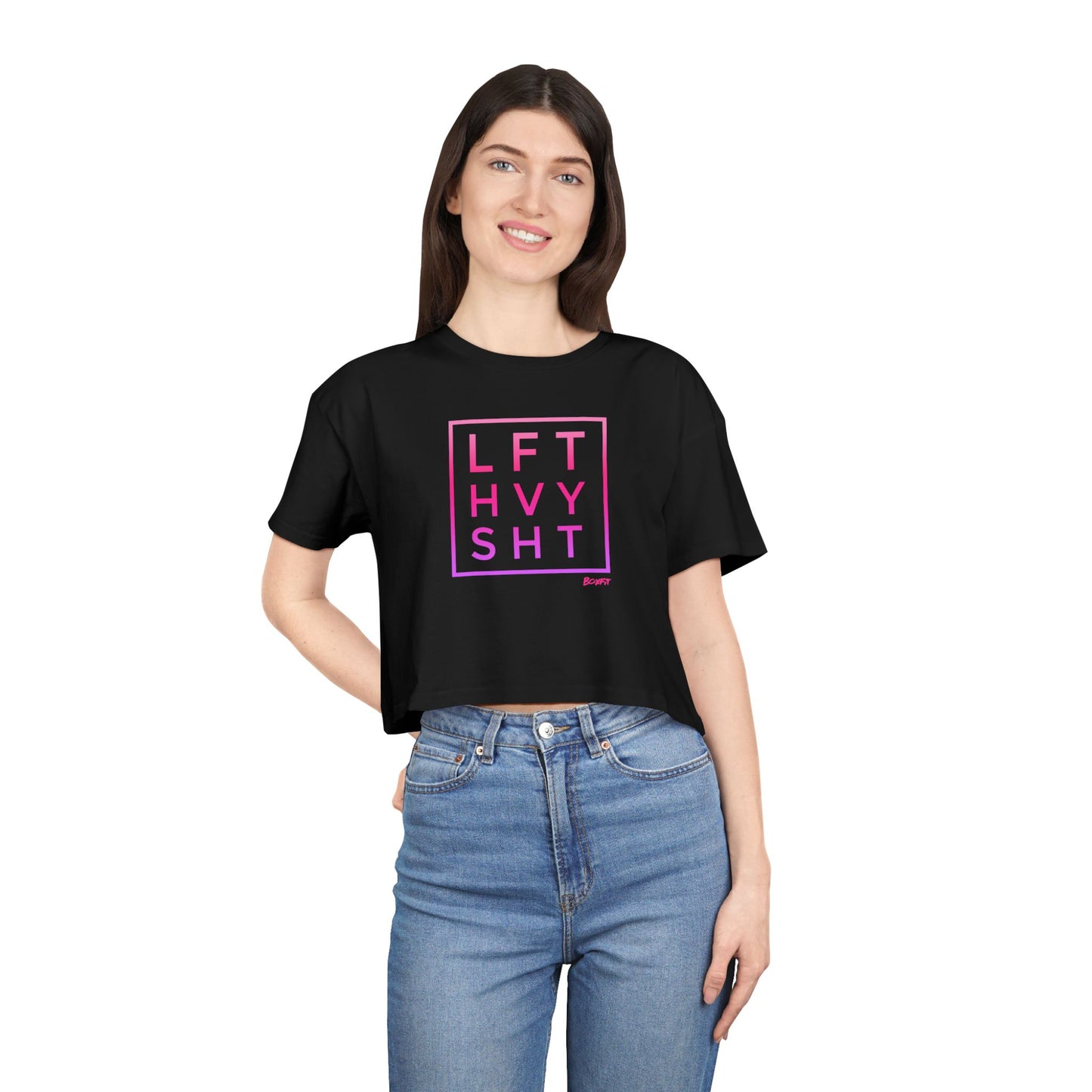 Women’s BOXFIT LFT HVY SHT Cropped Tee