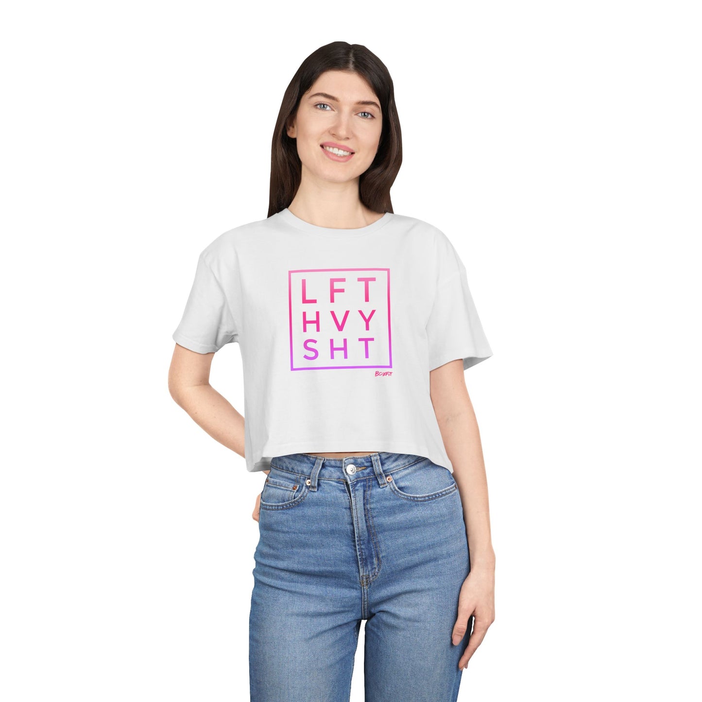 Women’s BOXFIT LFT HVY SHT Cropped Tee