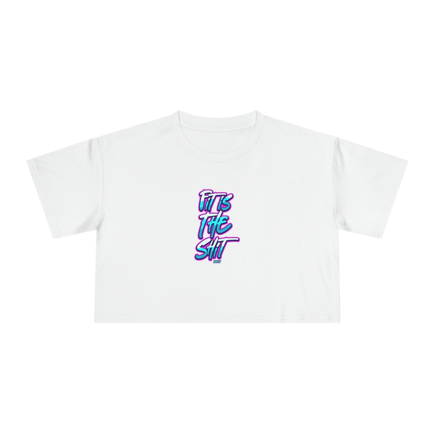 WOMENS BOXFIT FITS THE SHIT CROPPED TEE