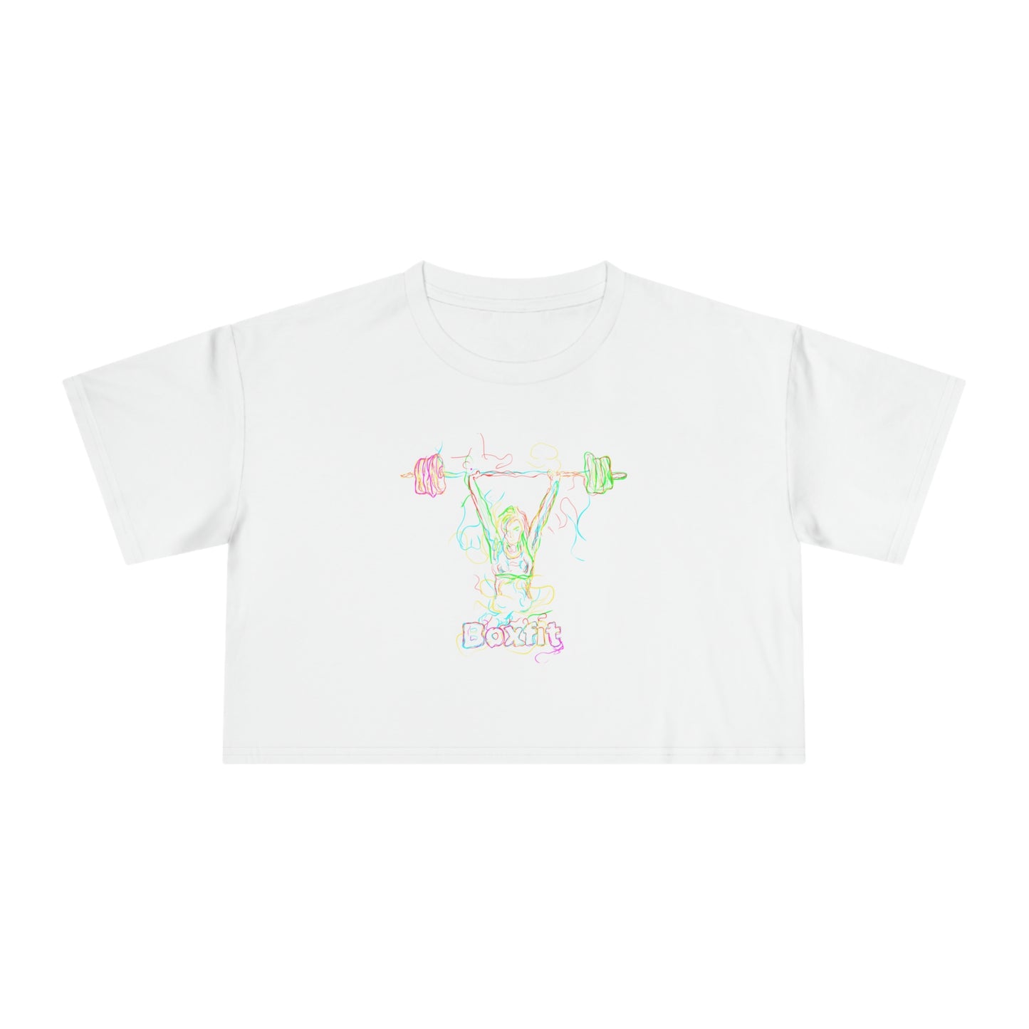 WOMENS BOXFIT SNATCH ME CROPPED TEE